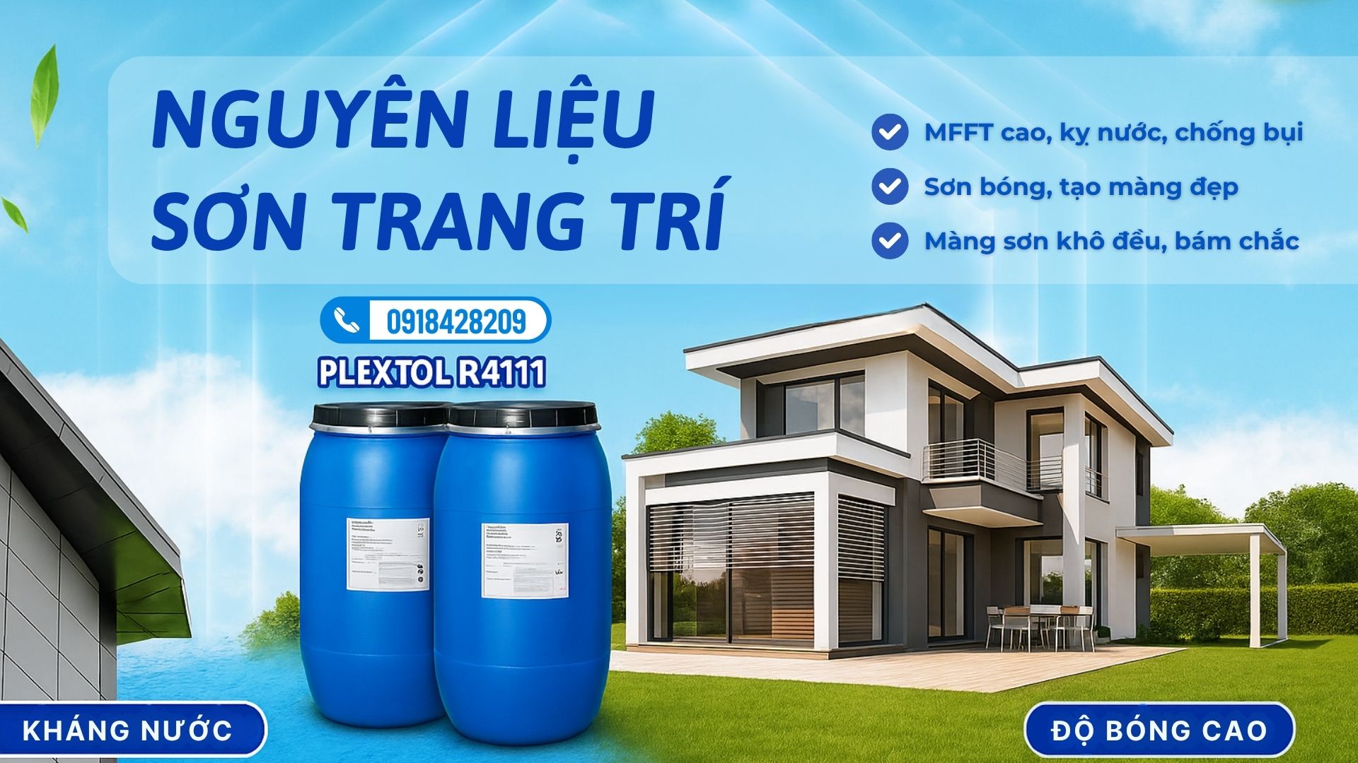 Nguyên liệu Sơn trang trí