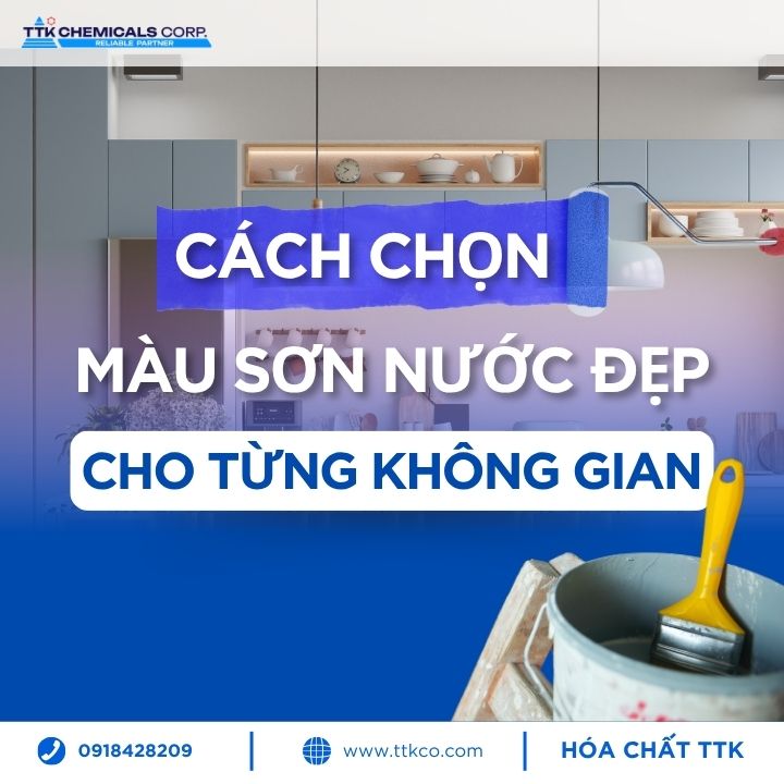 Màu sơn nước đẹp cho từng không gian: Gợi ý và xu hướng
