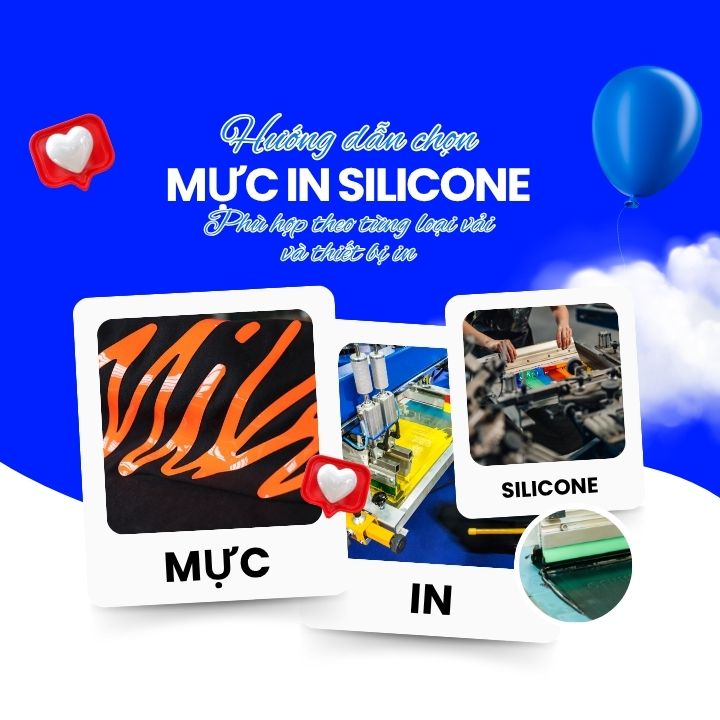 Hướng dẫn chọn mực in silicone phù hợp theo từng loại vải và thiết bị in